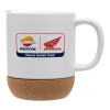 Ceramic coffee mug Cork (MAT), 330ml (1pcs)