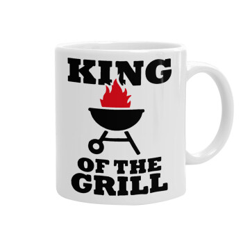 KING of the Grill, Ceramic coffee mug, 330ml (1pcs)