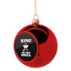 Christmas tree ball Red 8cm