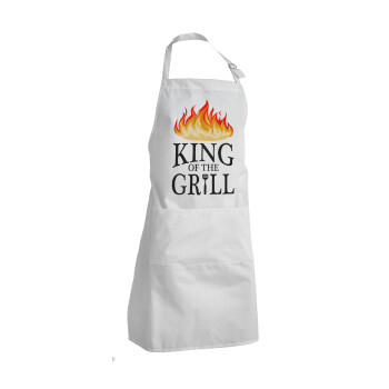 KING of the Grill GOT edition, Adult Chef Apron (with sliders and 2 pockets)