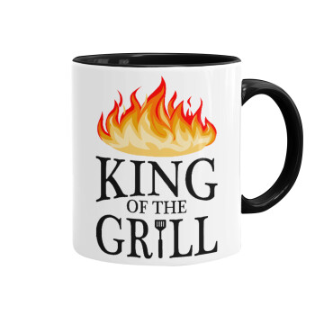 KING of the Grill GOT edition, Mug colored black, ceramic, 330ml