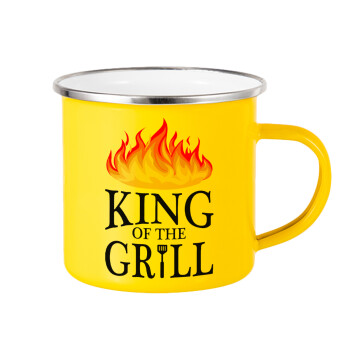 KING of the Grill GOT edition, Yellow Enamel Metallic Cup 360ml