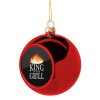 Christmas tree ball Red 8cm