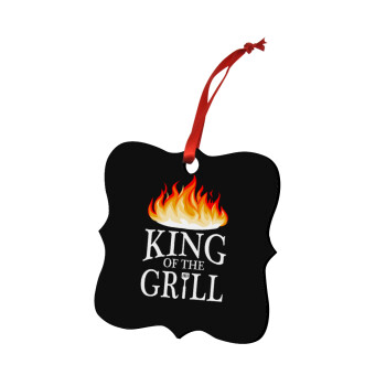 KING of the Grill GOT edition, Στολίδι Χριστουγεννιάτικο στολίδι polygon ξύλινο 7.5cm