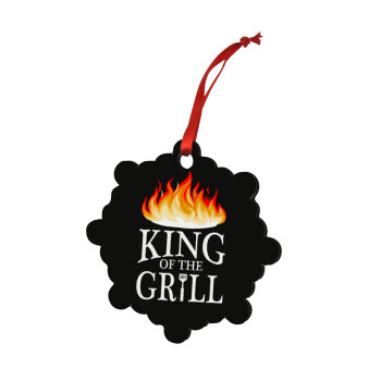 KING of the Grill GOT edition, Χριστουγεννιάτικο στολίδι snowflake ξύλινο 7.5cm