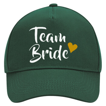 Team Bride, Adult Ultimate Hat GREEN, (100% COTTON DRILL, ADULT, UNISEX, ONE SIZE)