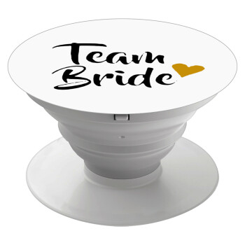 Team Bride, Phone Holders Stand  White Hand-held Mobile Phone Holder