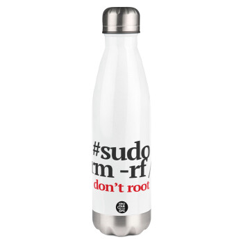 Sudo RM, Metal mug thermos White (Stainless steel), double wall, 500ml