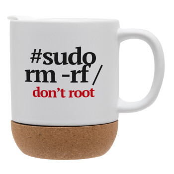 Sudo RM, Ceramic coffee mug Cork (MAT), 330ml (1pcs)