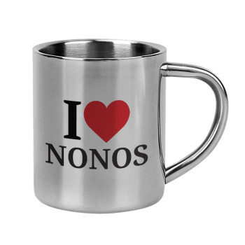 I Love ΝΟΝΟΣ, Mug Stainless steel double wall 300ml