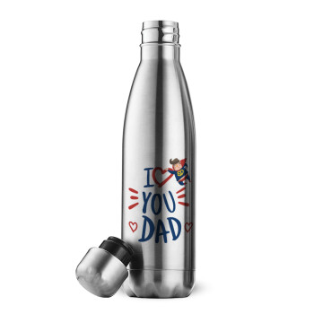 Super Dad, Inox (Stainless steel) double-walled metal mug, 500ml