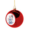 Christmas tree ball Red 8cm