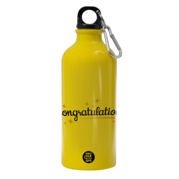 Congratulations, Water bottle 600ml