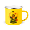 Yellow Enamel Metallic Cup 360ml