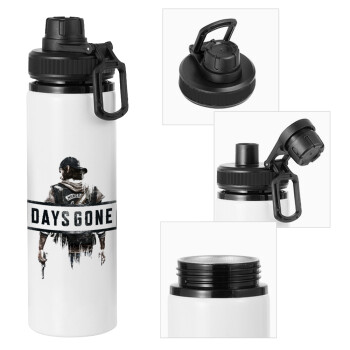 Day's Gone, Metal water bottle with safety cap, aluminum 850ml