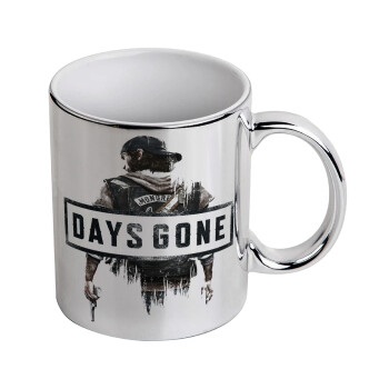 Day's Gone, Mug ceramic, silver mirror, 330ml