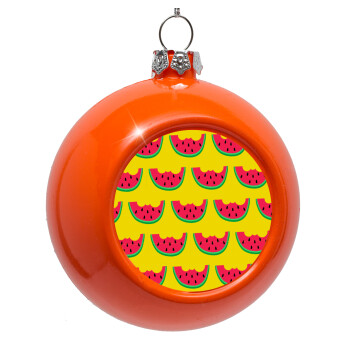 Καρπουζάκια, Orange Christmas tree ornament bauble 8cm