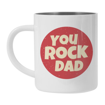 YOU ROCK DAD, Mug Stainless steel double wall 450ml