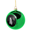 Green Christmas tree ornament ball 8cm