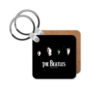 The Beatles, Μπρελόκ Ξύλινο τετράγωνο MDF