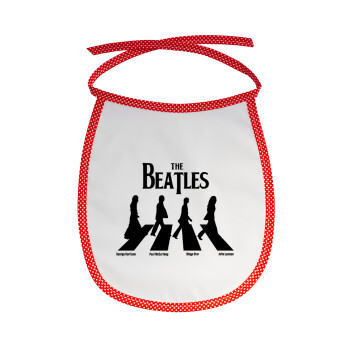 The Beatles, Abbey Road, Σαλιάρα μωρού αλέκιαστη με κορδόνι Κόκκινη