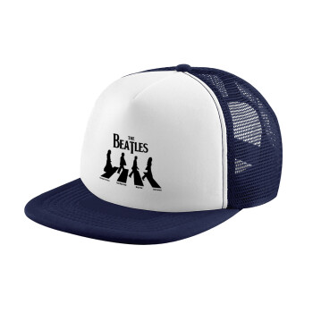 The Beatles, Abbey Road, Καπέλο Ενηλίκων Soft Trucker με Δίχτυ Dark Blue/White (POLYESTER, ΕΝΗΛΙΚΩΝ, UNISEX, ONE SIZE)