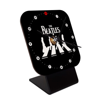The Beatles, Abbey Road, Quartz Wooden table clock with hands (10cm)