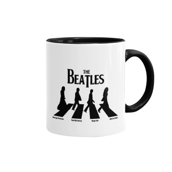 The Beatles, Abbey Road, Mug colored black, ceramic, 330ml