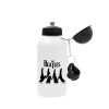 Metal water bottle, White, aluminum 500ml