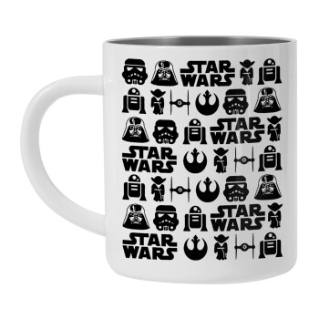 Star Wars Pattern, Mug Stainless steel double wall 300ml