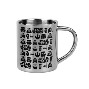 Star Wars Pattern, Mug Stainless steel double wall 300ml