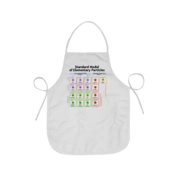 Standard model of elementary particles, Chef Apron Short Full Length Adult (63x75cm)