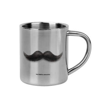 Ο καλύτερος μουστακαλής του κόσμου!!!, Mug Stainless steel double wall 300ml