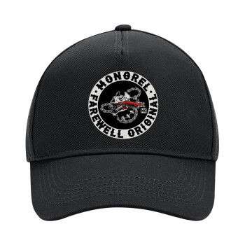 Day's Gone, mongrel farewell original, Adult Ultimate Hat BLACK, (100% COTTON DRILL, ADULT, UNISEX, ONE SIZE)