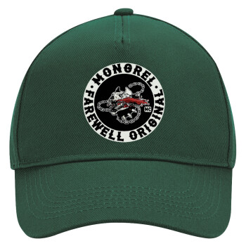 Day's Gone, mongrel farewell original, Adult Ultimate Hat GREEN, (100% COTTON DRILL, ADULT, UNISEX, ONE SIZE)