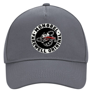 Day's Gone, mongrel farewell original, Ultimate Adult Hat Grey, (100% COTTON DRILL, ADULT, UNISEX, ONE SIZE)