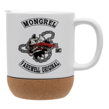 Day's Gone, mongrel farewell original, Κούπα, κεραμική με βάση φελού και καπάκι (ΜΑΤ), 330ml (1 τεμάχιο)