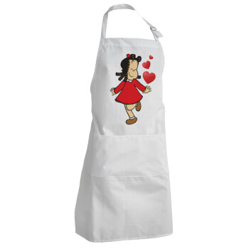 La petite Lulu, Adult Chef Apron (with sliders and 2 pockets)