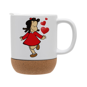 La petite Lulu, Ceramic coffee mug Cork (MAT), 330ml (1pcs)