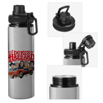 The Dukes of Hazzard, Metallic water bottle with safety cap, 850ml aluminum