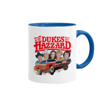 The Dukes of Hazzard, Κούπα χρωματιστή μπλε, κεραμική, 330ml