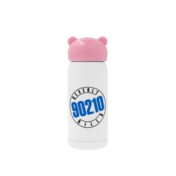 Beverly Hills, 90210, Pink stainless steel thermal flask, 320ml