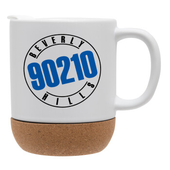 Beverly Hills, 90210, Ceramic coffee mug Cork (MAT), 330ml (1pcs)