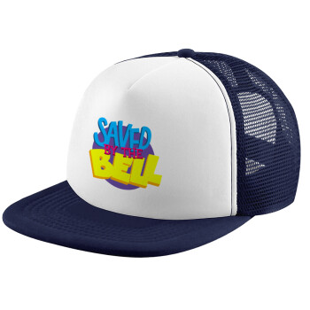 Saved by the Bell, Καπέλο Ενηλίκων Soft Trucker με Δίχτυ Dark Blue/White (POLYESTER, ΕΝΗΛΙΚΩΝ, UNISEX, ONE SIZE)