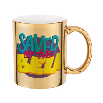 Saved by the Bell, Mug ceramic, gold mirror, 330ml