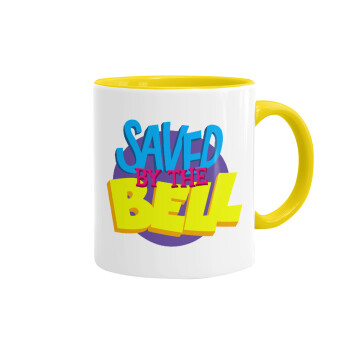 Saved by the Bell, Mug colored yellow, ceramic, 330ml