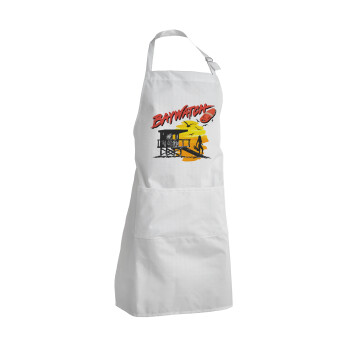 Baywatch, Adult Chef Apron (with sliders and 2 pockets)