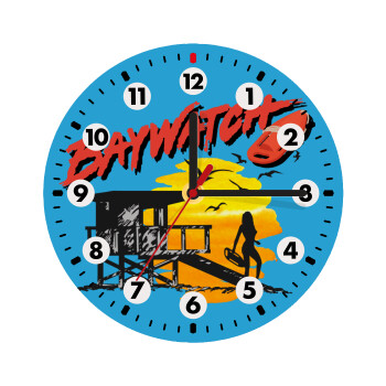 Baywatch, Ρολόι τοίχου ξύλινο (20cm)