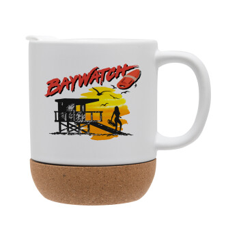 Baywatch, Ceramic coffee mug Cork (MAT), 330ml (1pcs)