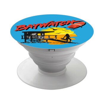 Baywatch, Phone Holders Stand  White Hand-held Mobile Phone Holder